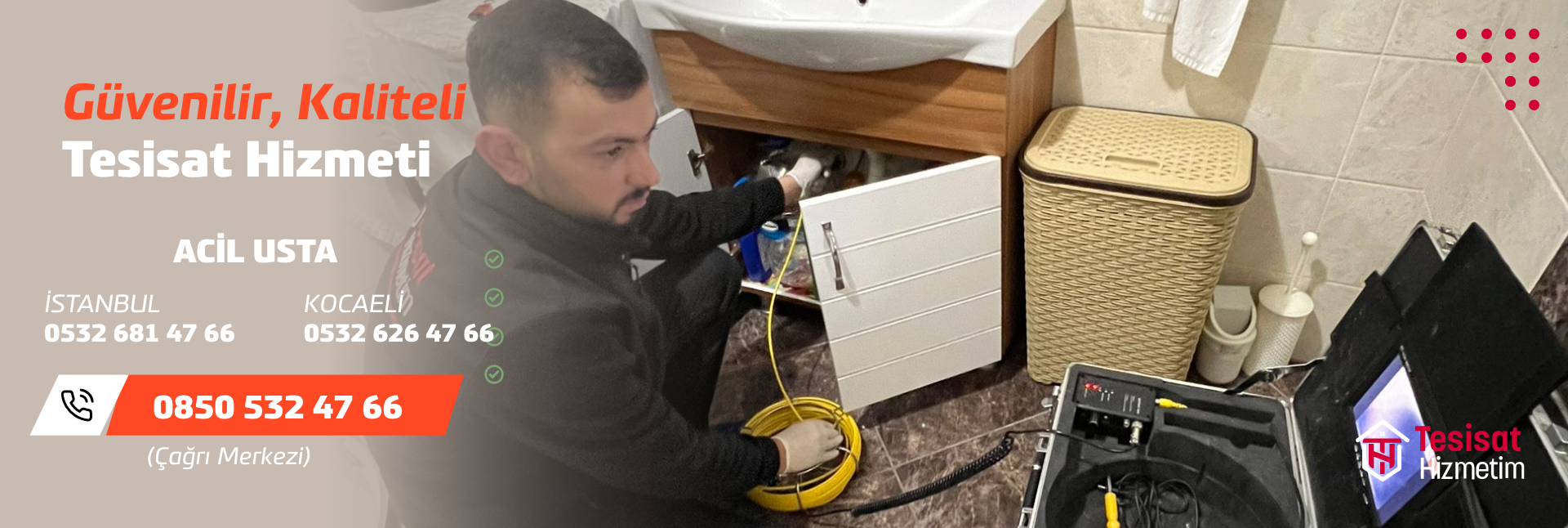 İstanbul acil tesisatçı hizmeti veren tesisat ustası