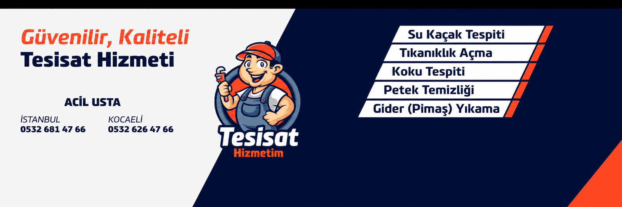 Tesisat Hizmetim acil usta ve tesisat hizmetleri